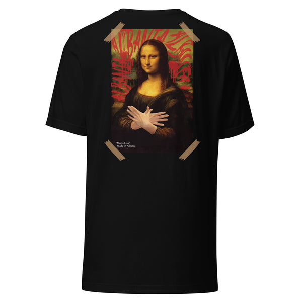 Tシャツ・カットソー Luxury Street Wear washed vintage monalisa unisexual unisex-staple-t-shirt-black-